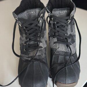 Sperry Saltwater Striped Waterproof Rain Boots (12m)